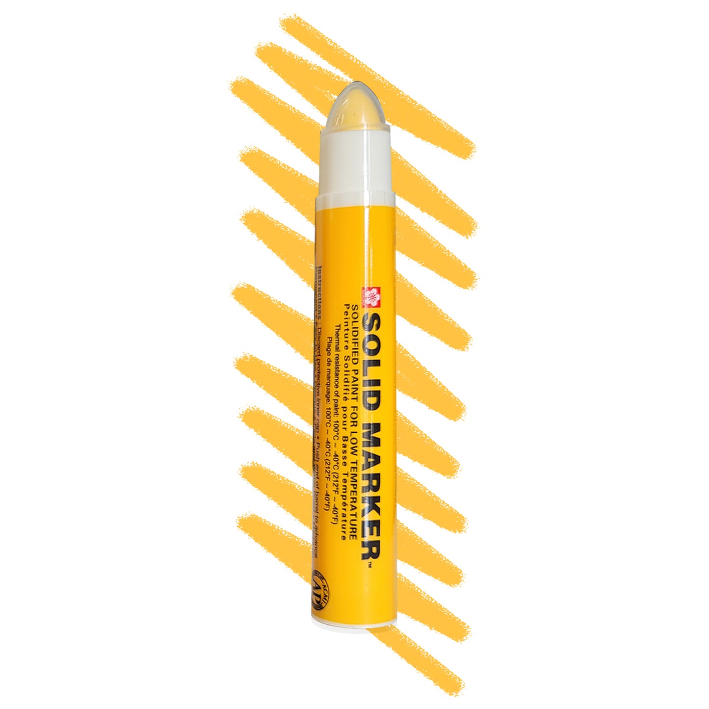 Sakura mini size XSCM-T industrial art solid marker in yellow