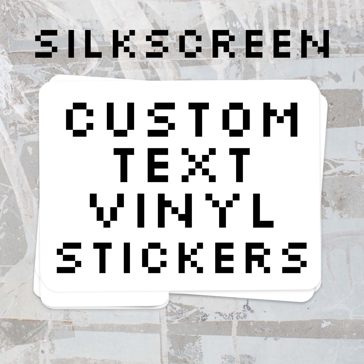 Custom Rectangle Vinyl Stickers