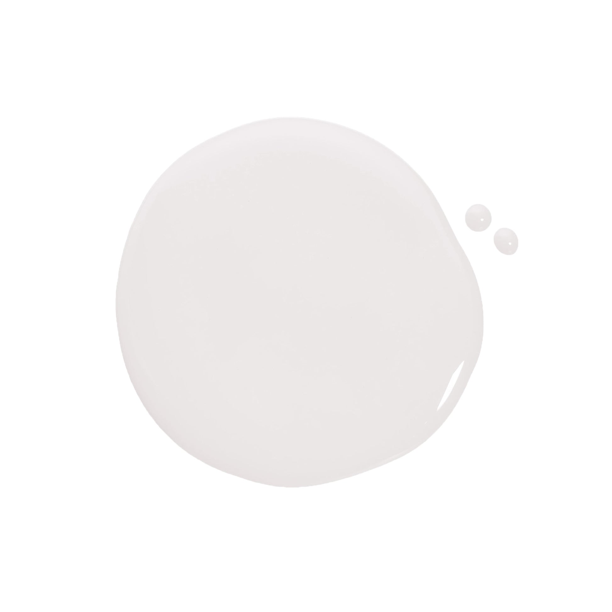A drop of white paint