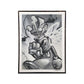 Original painting of spray paint can on paper by street artist Cale.