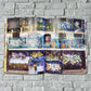 An open magazine with pictures of graffiti on walls.