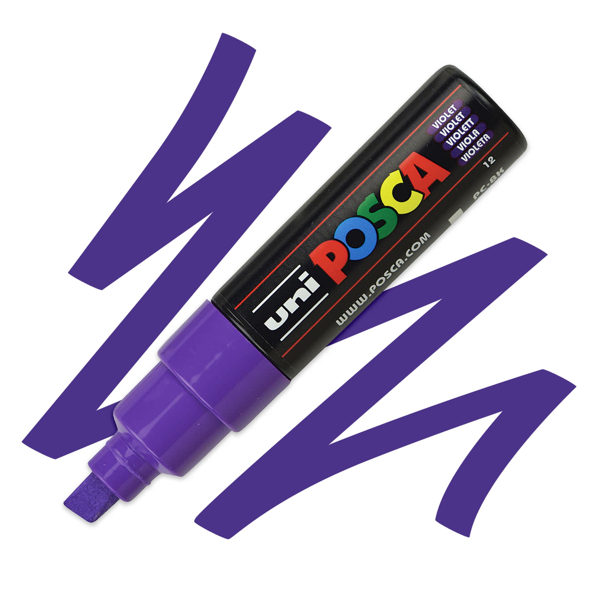 Uni Posca 8K paint marker in violet