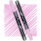 loop marker with a light pink cap ,grey body and black text on a light pink swatch      