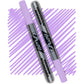loop marker with a purple cap ,grey body and black text on a purple swatch