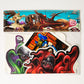 Inland empire graffiti artist Qvo sticker pack original designs