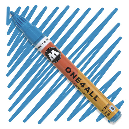 One4All Acrylic 127HS 2mm Round blue Paint marker