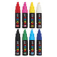 posca 8k pack.Includes one each of Pink, Red, Green, Yellow, Blue, White, Black, and Light Blue.