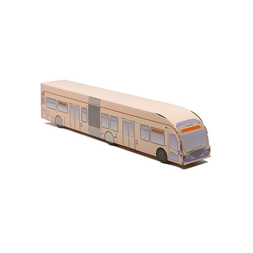 3D Paper Bus 624