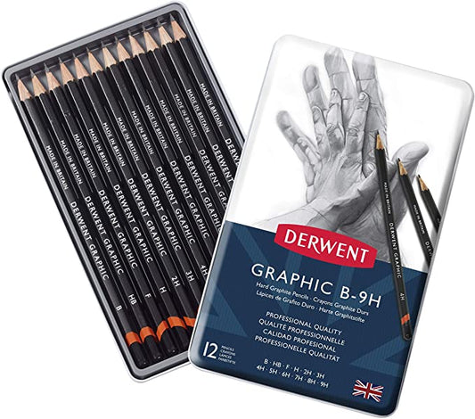 Derwent Graphic B-9H 12pc