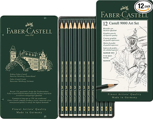 Faber Castell 9000 12pc Tin