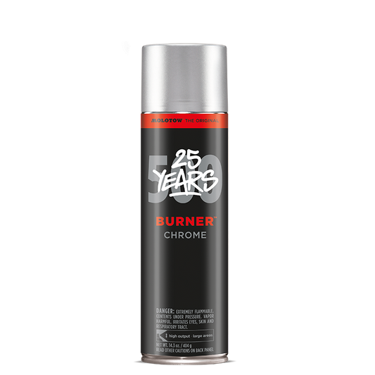 Molotow Burner 500ml (Chrome) 25 Year Editon