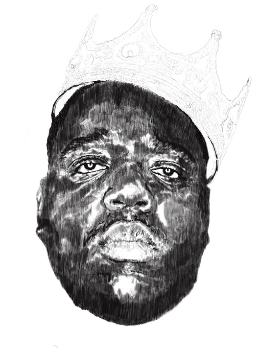 Biggie Smalls Portrait Print