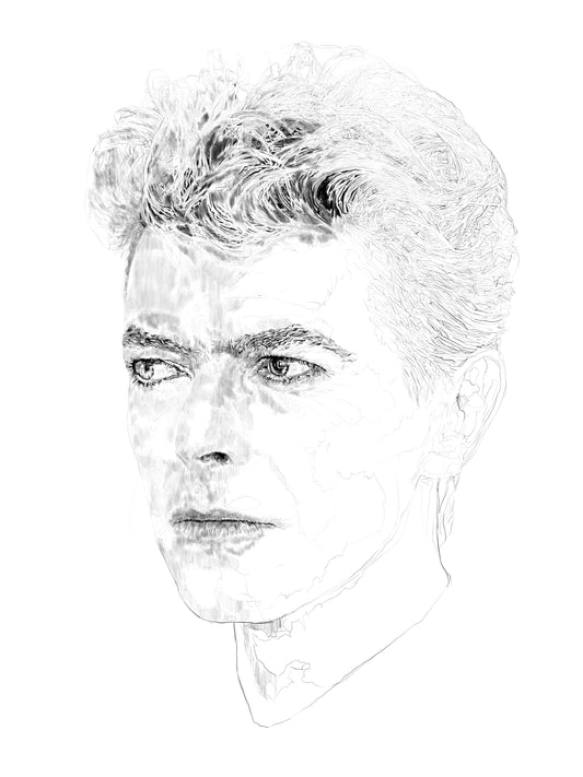 David Bowie Portrait Print