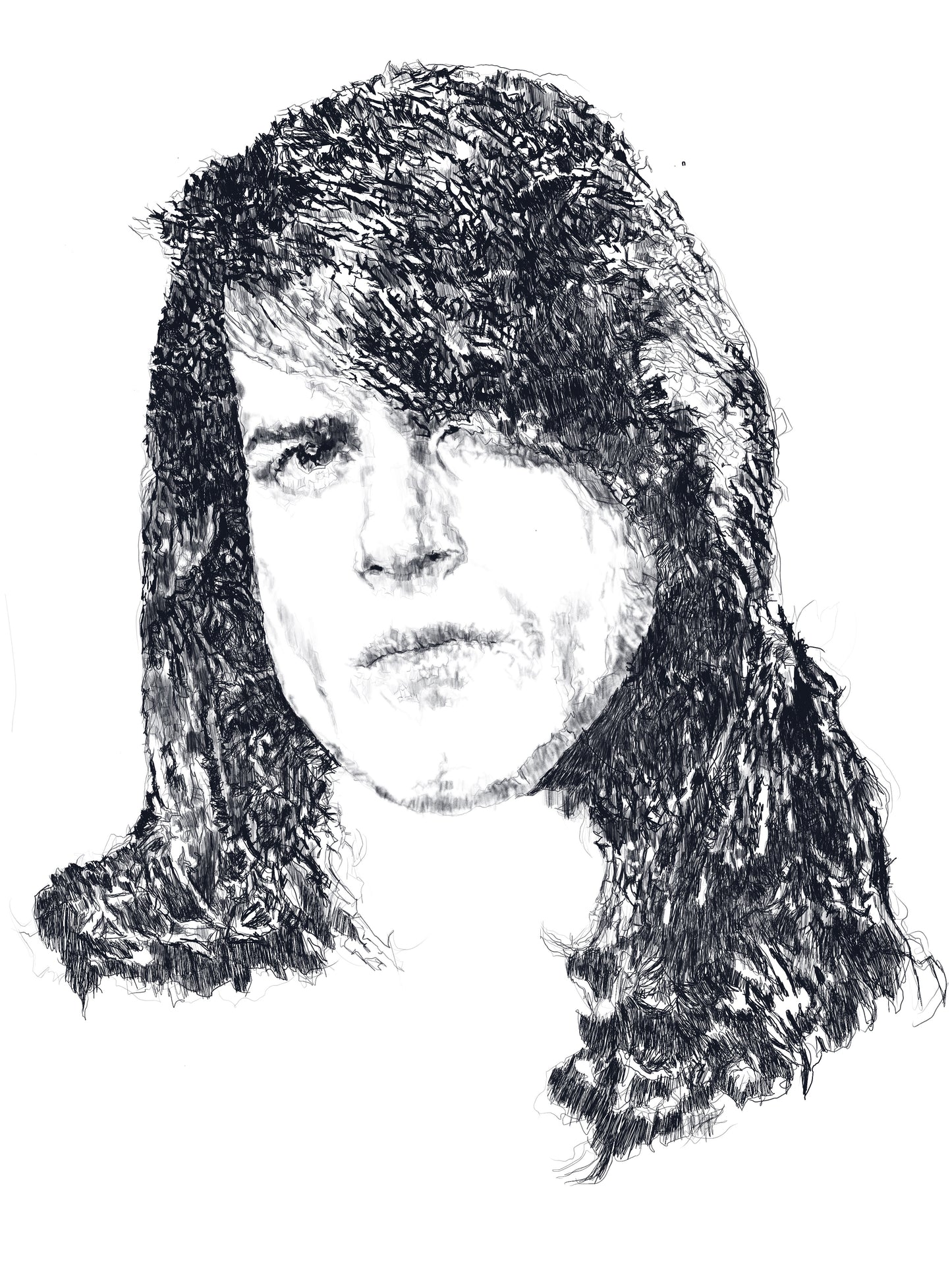 Glen Danzig Portrait Print