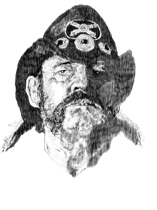 Lemmy Portrait Print