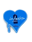LA Blue Heart Pin