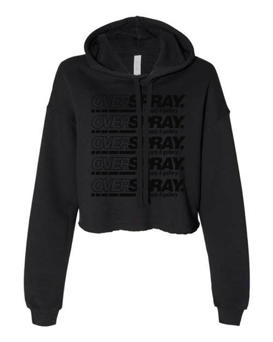 Overspray Cropped Hoodie