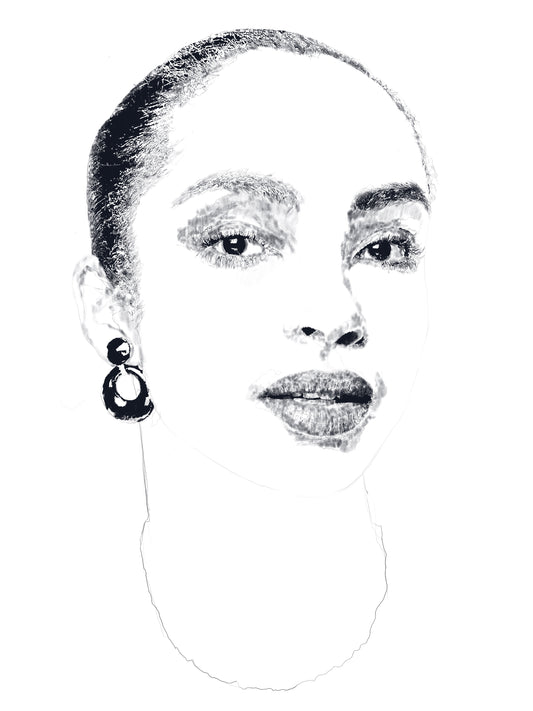 Sade Portrait Print